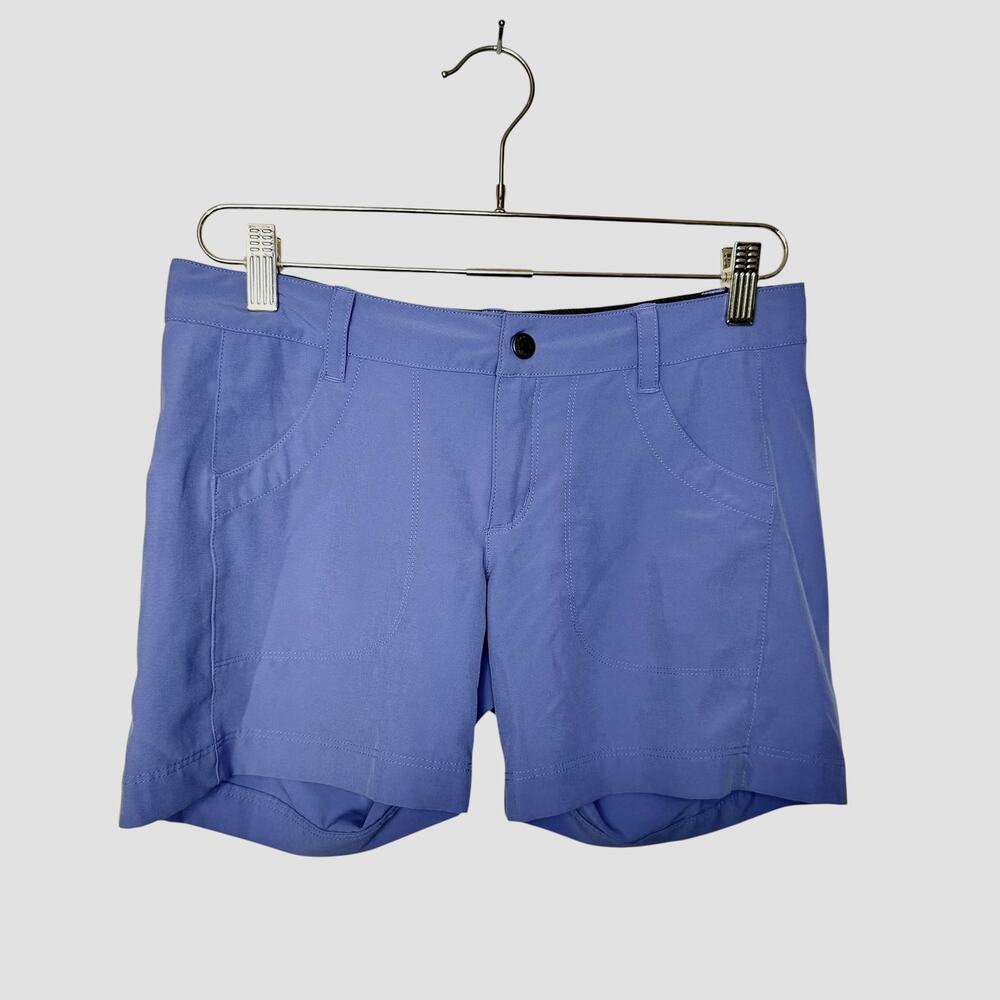 Patagonia Happy Hike Shorts Women 2‎ Periwinkle Blue UPF Sun Protection Outdoor